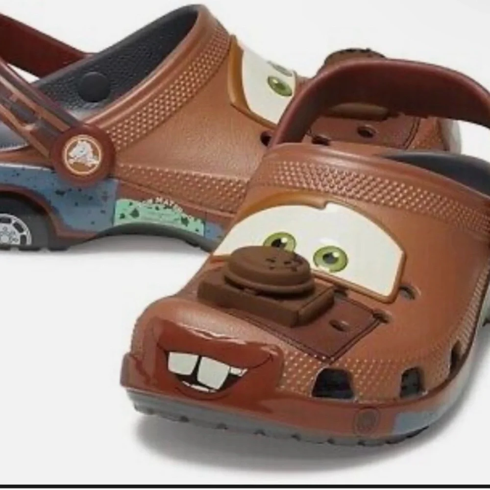 CROCS x Pixar Cars Mater slide on shoes Good condition Size C12 preloved Disney